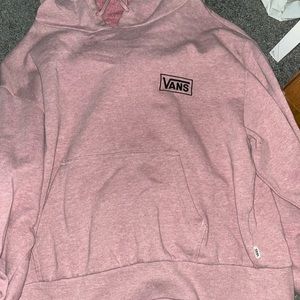light pink vans hoodie